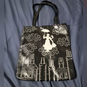 Disney Parks Mary Poppins Practically Perfect In Every Way Tote Bag 13" x 15"